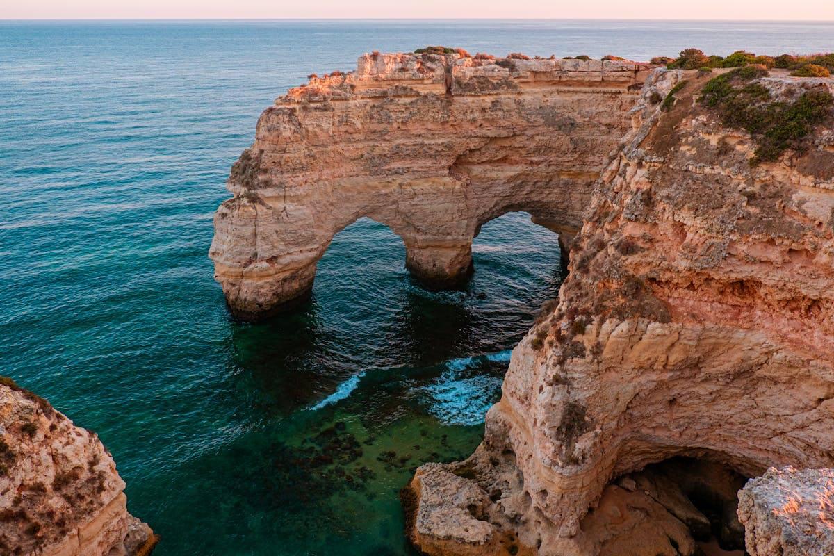 praia da marinha is in the best places to visit in algarve portugal