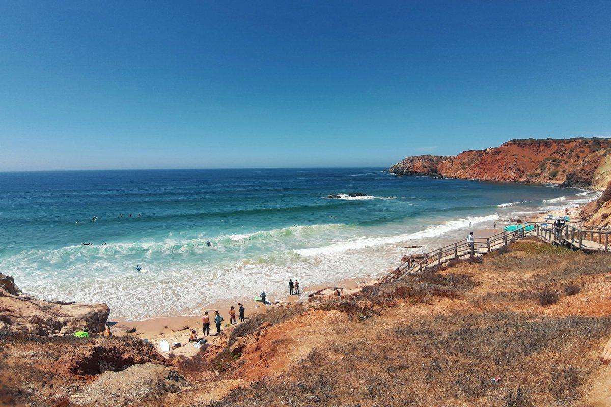 praia do amado is among the best places in the algarve