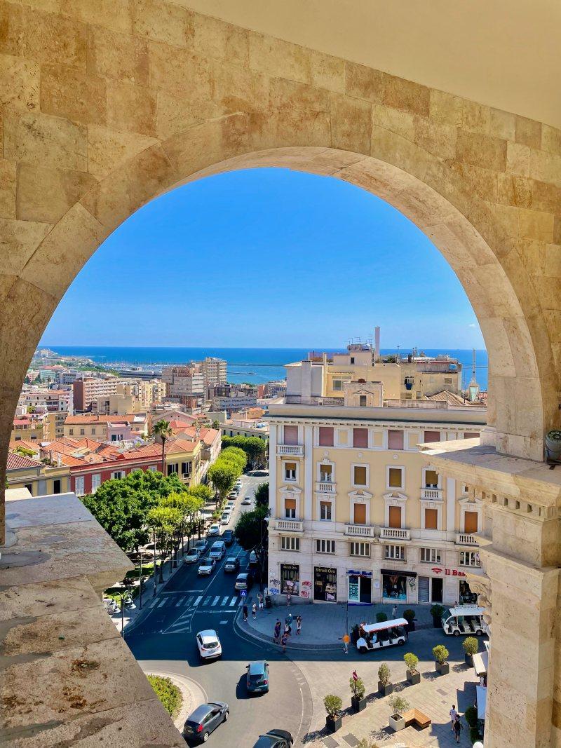 cagliari from bastione di san remy