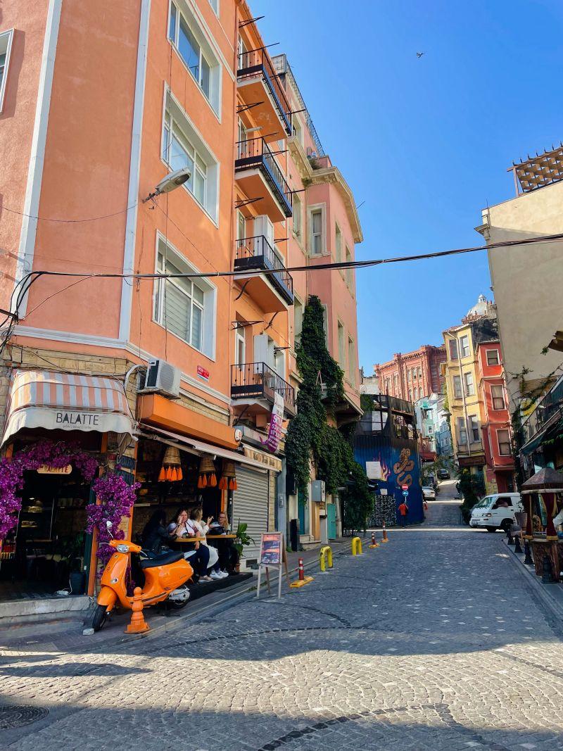 main street in balat neighborhood istanbul