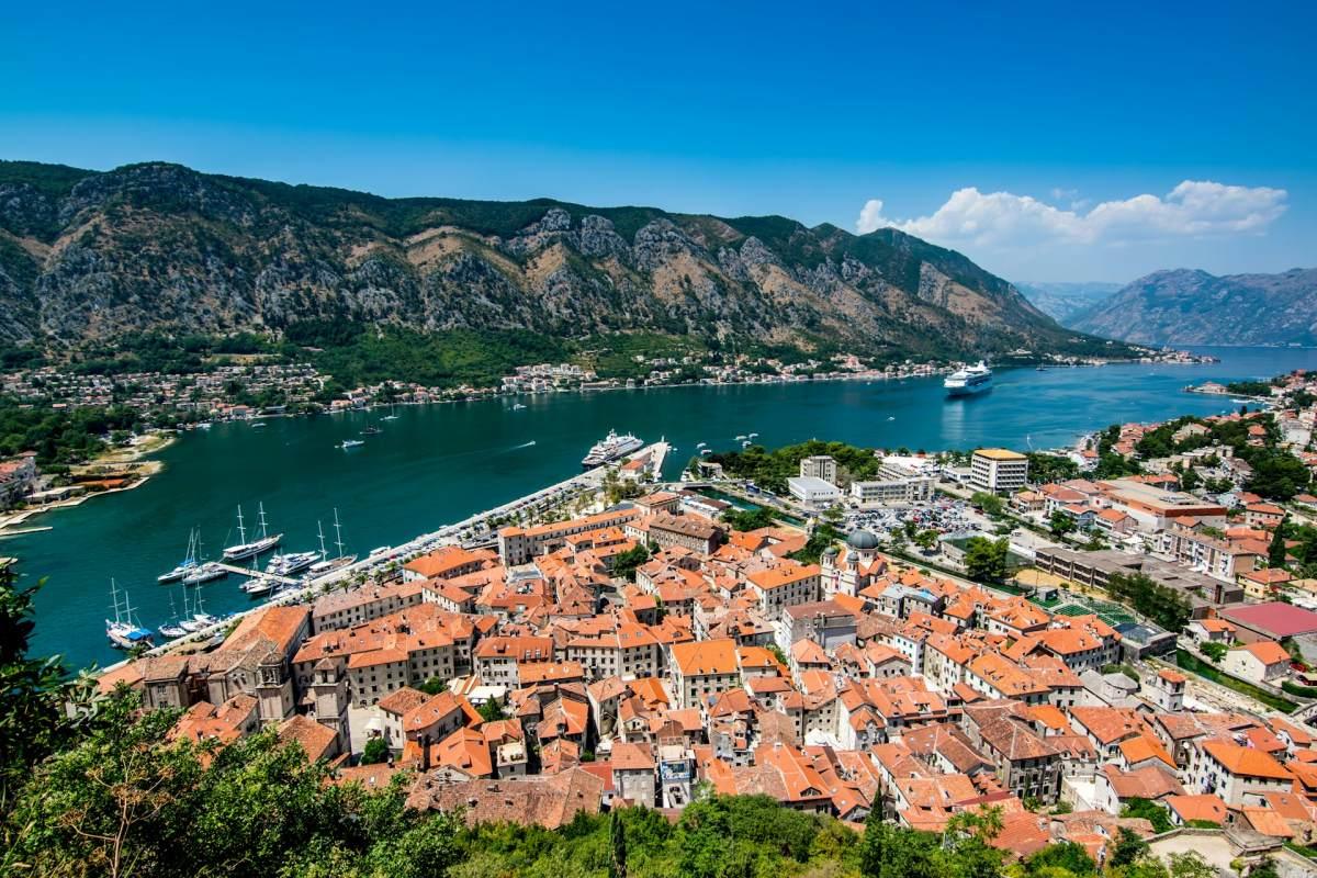 bay of kotor in montenegro