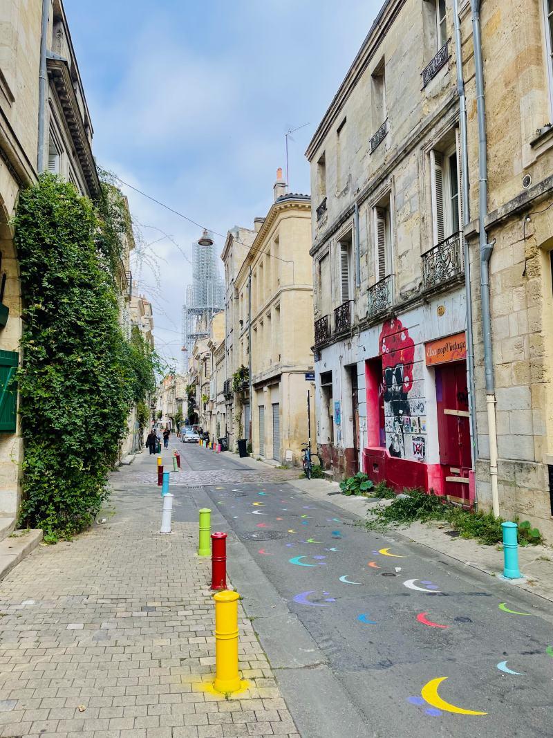 colorful streets near gare saint jean