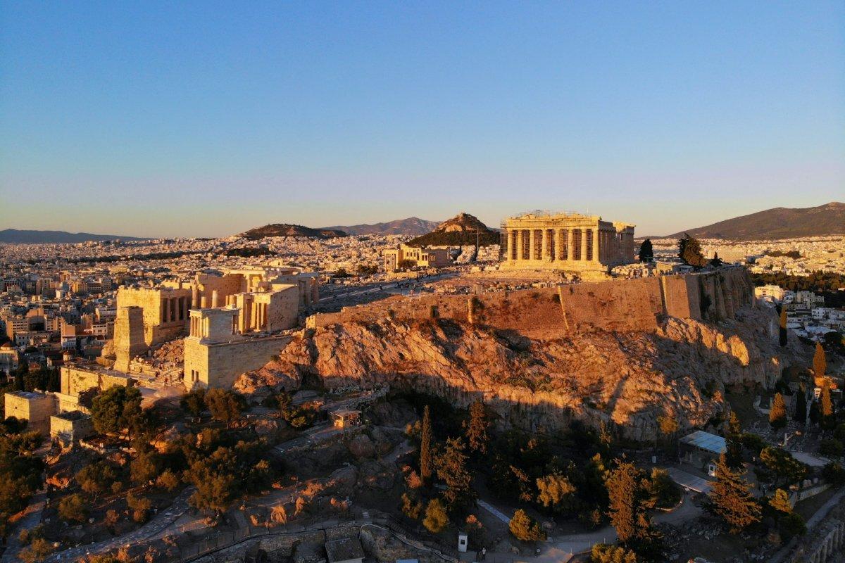 the acropolis in athens