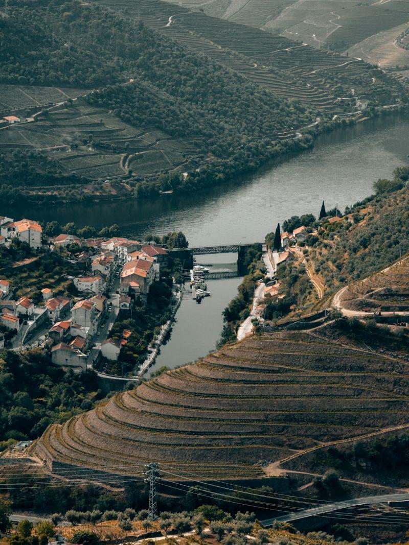 the douro valley in portugal