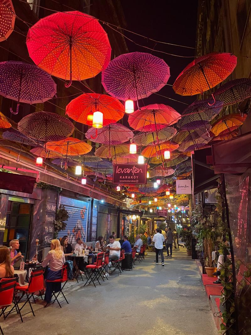 karakoy at night