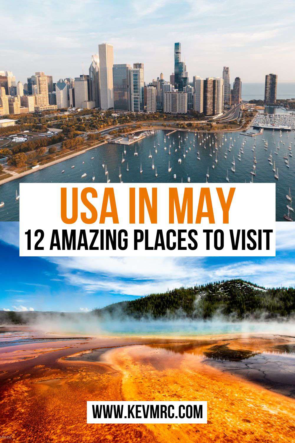 Discover in this guide the 12 best places to visit in the USA in May, with all the info & tips you need to make a decision! may travel destinations usa | usa spring break destinations | best places to visit in spring usa | usa travel destinations bucket lists | best usa travel destinations | usa travel guide | best us travel destinations