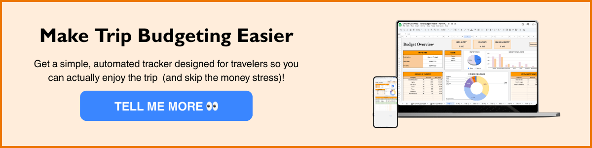 banner travel budget tracker