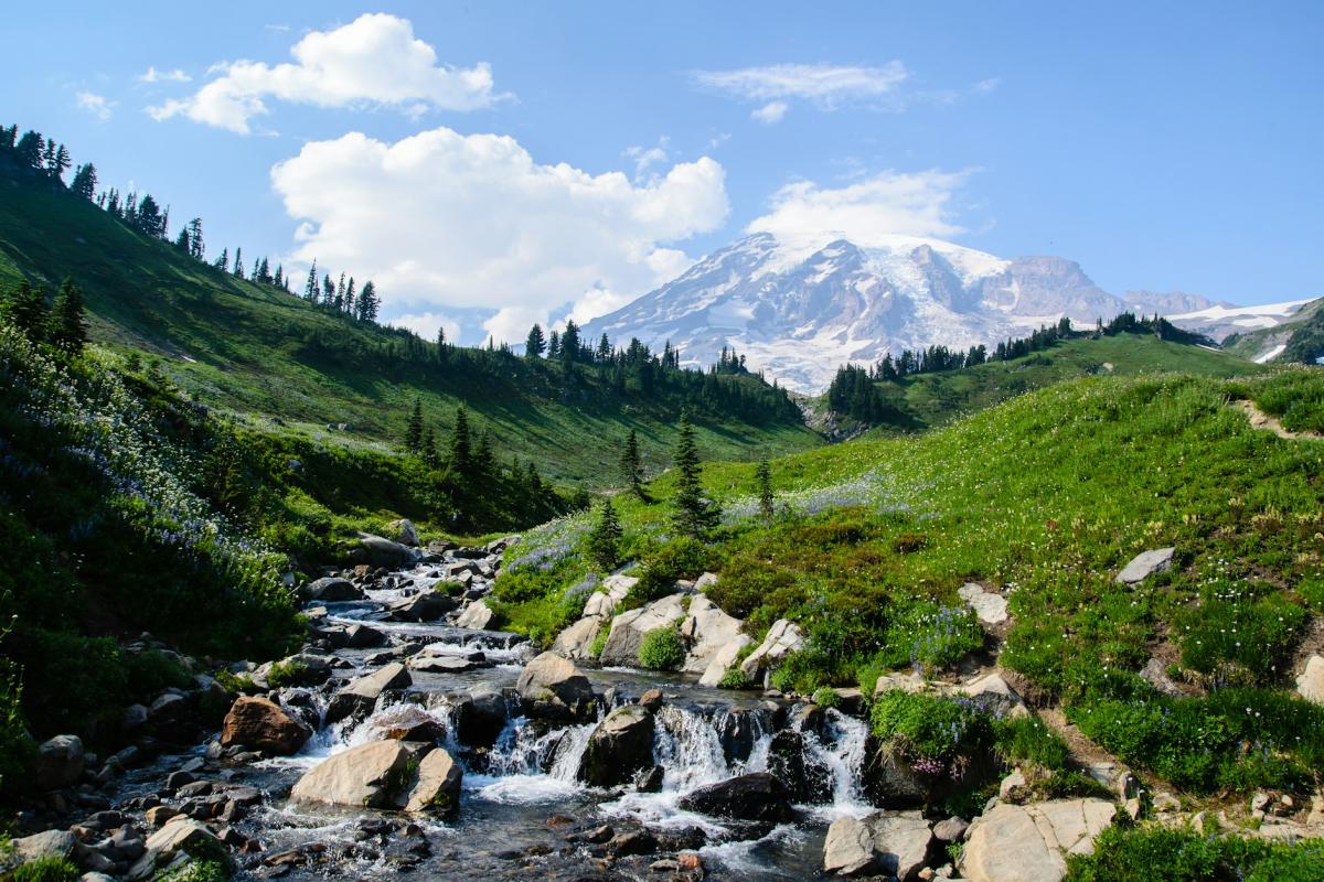 mount rainier is one of the best us places to visit in august